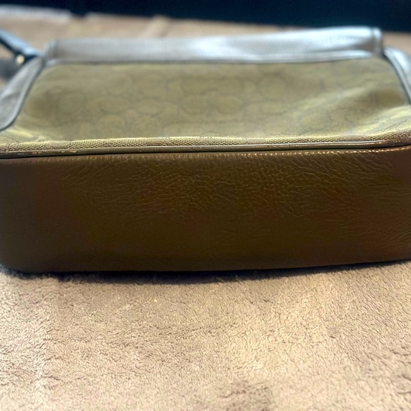 Coach Houston map bag in signature leather (preloved) - Picture 6 of 8